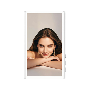 Selfie Monitor Screen Phone, Magnetic Back Camera Monitor Phone, 4.02 inches Phone Vlog Selfie Monitor Screen for Vlog (White)