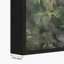 SAFERRYHOME Foggy Green Forest Wall Art, Misty Pine Tree Framed Canvas Wall Decor, Nature Landscape Painting Woodland Prints, Modern Mountain Artwork Picture for Living Room Bedroom Office, 20"x28"x3, 20"x28"x3 Panels