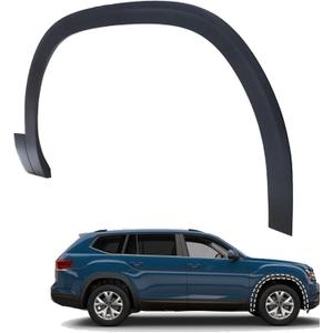 NLQR 3CN853718B9B9 Front Black Fender Molding Trim Right Side Wheel Arch Cover, Fit for Volkswagen Atlas 2018 2019 2020 2021