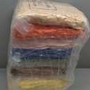 Kinlop 80 Pack Fleece Blanket Bulk 60 x 50 Inch Soft Lightweight Fleece Cozy Blanket Warm Throw Plush Pet Throw for Bed Couch Sofa Home Office Wedding Gifts Travel Camping(Multicolored)