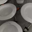 Feit Electric LED Downlight Retrofit Kit with Baffle Trim, 75W Equivalent, 5/6-Inch Dimmable Recessed Light, Adjustable White 2700K5000K, 90+ CRI, for Living, Bathroom, Dining & Kitchen Room (6 Count (Pack of 1))