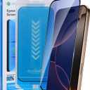 x BESTSUIT for iPhone 16E/14/13 Pro/13 Screen Protector [Blue Light] [Auto-Installation] for iPhone16E/14/13Pro/13 6.1inch Tempered Glass Anti Blue-Light No Bubble HD Clear 9H Hardness