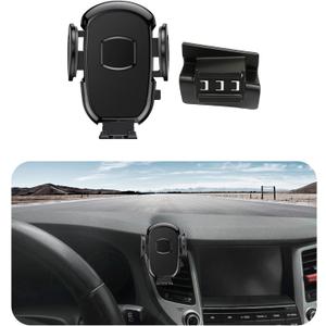 Car Phone Holder Mount Fits for Hyundai Tucson 2015-2021, Snugly fit Air Vent Cell Phone Stand Car Mount Fit for iPhone Android and All 4.7-7 inch Smartphones, 360Rotable, Easy to Install