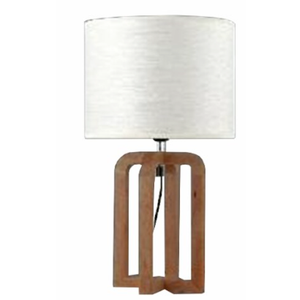 Lite Source Walnut Wood Table Lamp