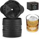 D20 Dice Ice Mold, DND Gamer Gifts for Men Women, Cool Christmas Stocking Stuffers Ideas for Adults TRGP Lover, Large Silicone D&D Accessories Ice Cube Tray for Cocktails,Bourbon,Whiskey,Game