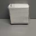 Prestee 100 Linen Feel Disposable Paper Towels - Hand Towels for Bathroom - Cloth-Like Napkins for Weddings, Events, and Dinners - Paper Napkins Ideal for Home, Office - White, 12 x 17 Inches