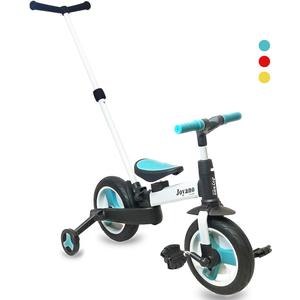 5-in-1 Kids Tricycle/Balance Bike/Push Bike with Pushbar for 2-8 Yrs Kids