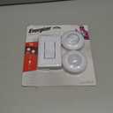 Energizer LED Puck Lights, Wall Switch Remote, 2 Pack, Battery Operated, Under Cabinet Lighting, Wireless Lights, 50 ft Range, Perfect for Kitchen Under Cabinet, Laundry Room, and More, 58822-T1