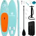 DAKUWAR Paddle Board 10'6''/10' Inflatable Stand Up Paddle Boards with SUP Accessories Ultra-Light Paddleboard Non-Slip Comfort Deck for Adults & Youth of All Skill Levels