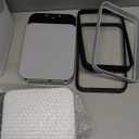 3 PACK - Bathroom Trash Can with Lid - 2.5 Gallon Automatic Trash Cans Touchless - Bedroom, Office - Small Smart Garbage Can - Electric, Narrow - Motion Sensor Trash can Bathroom (Matte Black, Gray & White)