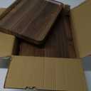 C Table End Table Adjustable Height, 360Swivel TV Tray Table for Small Spaces, Couch Tables That slide under, C Shaped Side Tables living room and bedroom for Sofa, Bed,Chair, Snack (Walnut Brown)