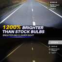 AUTOONE 2026 Upgraded H11 Headlight Bulbs, 1200% Bright 60000 Lumens H8 H9 Bulbs