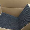 2-in-1 Foldable Dog Ramp for Couch and Bed, 14.4" H Dog Ramps for Small Dogs and Cats, Wooden Pet Stairs with Non-Slip Mat & Side Pockets, Split Ottoman Pet Ramp Steps for Medium Dogs, Puppy