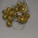 Solar String Lights Outdoor 10FT 20LED Globe String Lights with 8 Modes,Solar Fairy Lights Outdoor Waterproof Moroccan Fairy Lights Solar for Garden Patio Wedding Christmas DecorWarm White