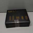 5 in 1 Blow Dryer Brush, Upgrade Hair Dryer Brush Set Negative Ion Air Styler Curling Wrap Air Curler, Hot Air Brush Curling Iron Hair Styling Tools As A Gift for Straight/Curl/Dry/Smooth (Gold)