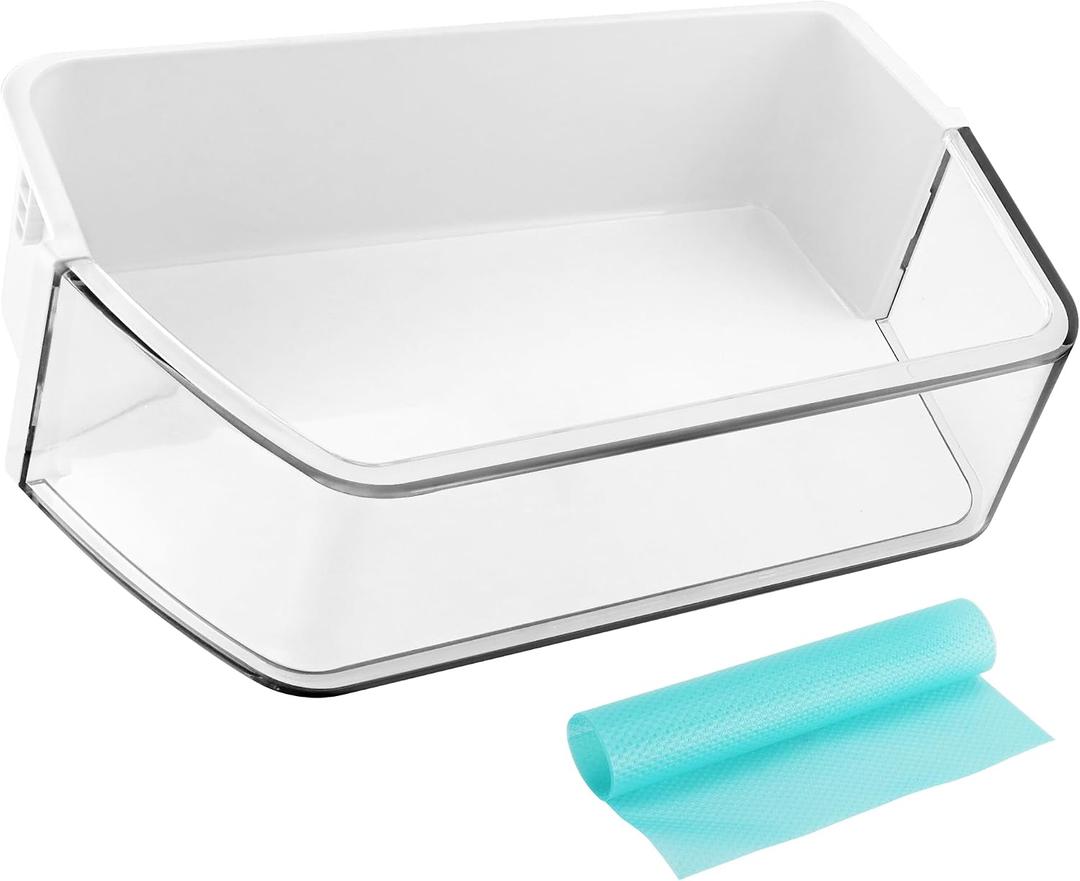 DA97-12657A Refrigerator (LEFT) Door Shelf Bin Replacement Fit for Samsung RF260BEAESR RF261BEAESR RF261BEAESP Refrigerator, Replace AP5621270 DA63-06867 Fridge Door Basket Bin By Fetechmate
