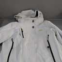 MAGCOMSEN Waterproof Jackets for Women 3 in 1 Jacket Winter Ski Jacket Fleece Lined Mountain Jacket Outdoor Jackets Pure White S