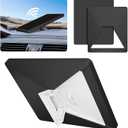 for Starlink Mini Silicone Protective Case,Starlink Protective Sleeve Anti-Bump and Anti-Drop Protector Cover, with Black Adhesive Stickers for Mini (Black)