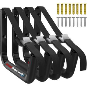 Kayak Storage Rack 120LB Wall Mounted Kayak Hook
EVA Padded Garage Storage Mount for Canoes, Paddle Boards, Ladders and Bikes Indoor Outdoor Organization