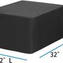 Amberr Fire pit cover,600D Heavy Duty fire pit cover square,Waterproof outside firepit covers, All weather Resistant (Square - 32L x 32W x 16H)