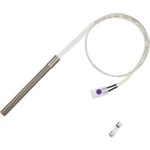 120V AC Hot Rod | Igniter Replacement for Camp Chef, Pit Boss (Not for PTG/Lockhart/Rapid Igniter), Traeger AC Models (Excludes D2 DC Series), Z Grills, Nexgrill, Oklahoma Joe's Pellet Grill & Smoker