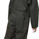 TopTie Kid's Coverall for Boys, Mechanic Halloween Suit Costume, Flight Suit, Mechanic Jumpsuit-White-13/14Y
