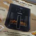Chefman Air Fryer 6 QT Compact Airfryer for Quick & Easy Meals, Features Hi-Fry Technology for Extra Crisp, Easy-View Window, Touch Controls with 4 Presets, Nonstick & Dishwasher Safe Basket - Black, 6 Quart - Window