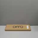 OFFO Shower Arm with Flange, 16 in Brushed Nickel Wall Mount Replacement Angle Shower Head Arm Wall-Mounted For Fixed Shower Head & Handheld Showerhead