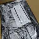 3 Tier Fruit Basket Bowl with 2 Banana Hangers for Kitchen Counter, Vegetable Countertop Produce Storage Holder, Large Capacity Metal Wire Fruits Stand Organizer for Onion Potato Bread Snack, Black