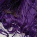 BERON Purple Short Wig Women Girls Curly Wavy False Hair Wigs Body Costume Cosplay Daily Party Heat Resistant Synthetic Wigs