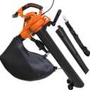 GARCARE 3-in-1 Electric Leaf Blower Leaf Vacuum and Mulcher 500 CFM 200 MPH