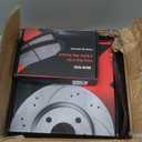 Front Brake Pads And Rotors Kit Compatible With 2005-2012 Subaru Outback, 2009-2010 Forester, Automotive Replacement Brake Kits 31407 D929-7830 Drilled And Slotted Rotors 293.4mm(11.6in)