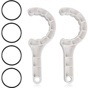 15 & 16 Pads Salt Water Chlorinator Wrench for Hayward GLX-Cell 2" Union Pool Maintenance Kit with 4 O-Rings, White