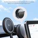 Fast Charging Wireless Car Charger Mount, Magnetic Foldable Car Phone Holder for Tesla Model 3/Y Designed for MagSafe Compatible with iPhone 12/13/14 Series