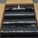 55-60 Gallon Trash Bags Heavy Duty 2.1 Mil - 39''x55'' 100 Count Extra Thick Black Garbage Bags Unscented Strong Huge Can Liners for Construction Industrial Yard Outdoor Commercial