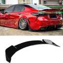 Rear Trunk Spoiler for Toyota Camry SE XSE L LE XLE Hybrid 2018 2019 2020 2021 2022 2023 2024 Sedan Yofer V2 Style High Kick Spoiler Wing Lip Glossy Black (Not for 2025)