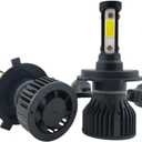 2Pcs Led Vehicle Bulb Bulbs 4 Sides For H11 H4 H7 9005 9006 2 Sides For H3 H1 880 6500K White Auto Headlamp 12V Four Luminous Faces