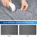 BEAUTURAL Fabric Shaver and Lint Remover, Sweater Defuzzer with 2-Speeds, 2 Replaceable Stainless Steel Blades, Battery Operated, Remove Clothes Fuzz, Lint Balls, Pills, Bobbles, Gray
