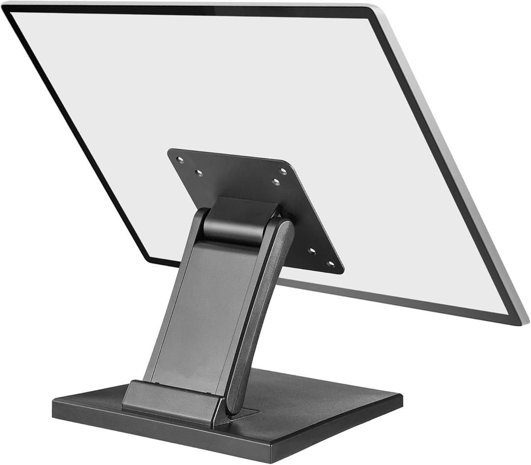 Lay Flat Monitor Stand - Foldable Low Profile Monitor Stands Compatible with VESA 75x75 and 100x100 Monitor Mounts WS-03A2