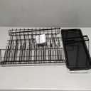 FOUR E'S SCIENTIFIC Lab Drying Rack, Steel Wire Bottle Drying Rack for Lab Glassware Countertop Wall Mounted Detachable Dryer Stand, Holds Up to 83 Pieces