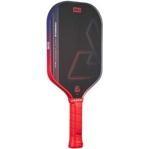 JOOLA Perseus Heat Vision 16mm Pickleball Paddle - Textured Carbon Fiber Surface for Spin - SK Film for Reduced Vibration - USAP Approved - NFC Chip Enabled (Ignite Blaze Red)