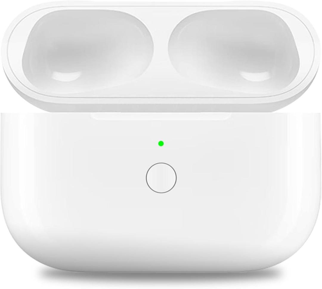 Wireless Charging Case Only Compatible with AirPods Pro 1st and 2nd Generation - Replacement Sleeve 680mAh White