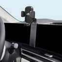 FICS Car Phone Holder for Kia Carnival 2025 SX, SX Prestige Trim with 12.3 Cluster  Custom-Fit Mount for Seamless Display Integration, Interior Accessories for Navigation Use, Stable Driving View