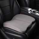Car Seat Cushion - Comfort Memory Foam Seat Cushion for Car Seat Driver, Tailbone (Coccyx) Pain Relief, Car Seat Cushions for Driving (Gray) (Grey)