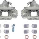 PAROD 18B5263 18B5262 Rear Disc Brake Caliper with Bracket Fit for 2011-2019 Ford Explorer, 2010-2014 Flex, 2013-2019 Taurus, 2010-2014 Lincoln MKT Left&Right