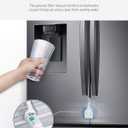 Samsung HAF-CIN-2P/EXP Genuine Refrigerator Water Filter, Reduces 99% of Harmful Contaminants for Clean, Clear Drinking Water, 6-Month Life, Easy Install, Pack of 2