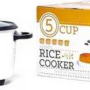 Pars Automatic Persian Rice Cooker - Tahdig Rice Maker Perfect Rice Crust, 5 Cup