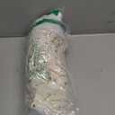 60 Inch Christmas Tree Skirt, White and Gold Faux Fur Xmas Tree Skirt, Thick Plush Velvet Tree Skirt for 4ft/6ft/7.5ft/9ft Christmas Trees, Large White Christmas Tree Skirt for Holiday Decoration