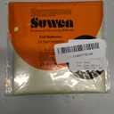 SUWEN 40 Inch Cream White Large 4 Number Balloons Big Foil Helium Number Balloons 0-9 Jumbo Happy 4th Mylar Birthday Party Decorations for Boy or Girl Anniversary Party Supplies