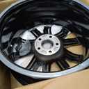 Alloy Wheel, Black Widow 17x7.5 5x108 ET40 CB63.4 Black Machined, Stock